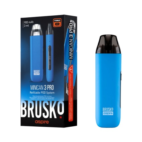 Электронная сигарета Brusko Minican 3 Pro Синий
