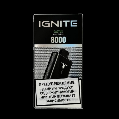 Электронная сигарета IGNITE V80 8000 затяжек Кактус