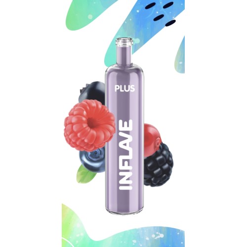 Электронная сигарета Inflave Plus 2200 затяжек Ягодный Микс