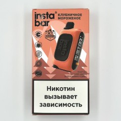 Электронная сигарета INSTABAR WT 10000 by PLONQ Клубничное Мороженое