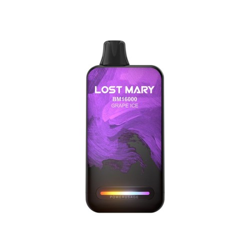 Электронная сигарета LOST MARY BM 16000 Grape Ice (Лост Мери Виноград Лёд)
