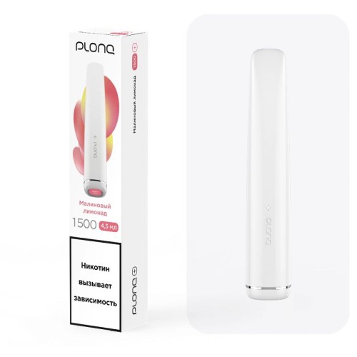 Электронная сигарета Plonq Plus Raspberry Lemonade (Плонг Плюс Малиновый лимонад)