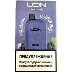 Электронная сигарета UDN BAR 10000 Grape Ice (УДН Бар Виноград Лёд)