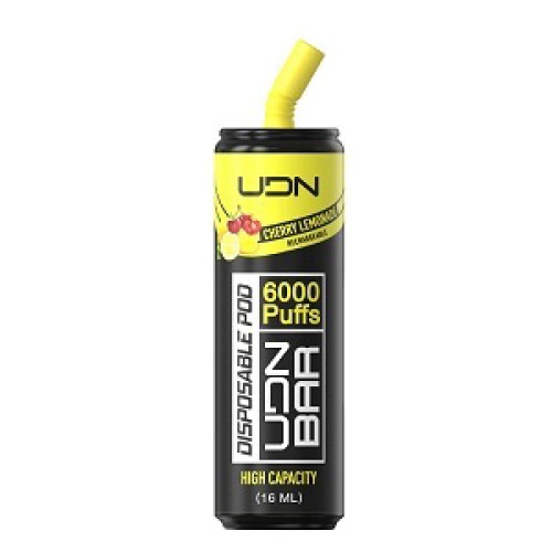 Электронная сигарета UDN BAR Cherry Lemonade 6000 затяжек (УДН Бар Вишневый Лимонад)