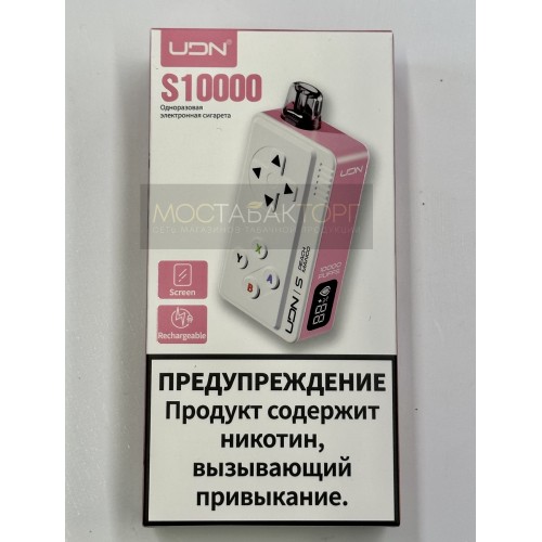 Электронная сигарета UDN BAR S 10000 Peach Mango (УДН Бар Персик Манго)