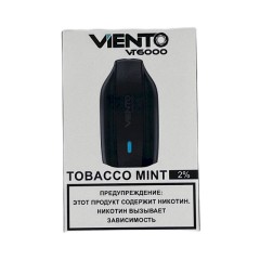 Электронная сигарета Viento VT 6000 - Табак мята (Tobacco Mint)