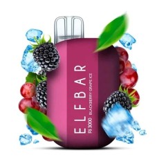 Elf Bar Ri3000 Blackberry Grape Ice (Ежевика Виноград Лед)