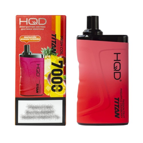HQD Titan Passion Fruit Pineapple Cranberry (hqd Титан Маракуйя Ананас Клюква)
