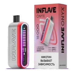 INFLAVE ONYX 18000 затяжек Клубничная жвачка