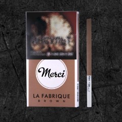 Сигареты MERCI La Fabrique Brown SuperSlim (Кофе)