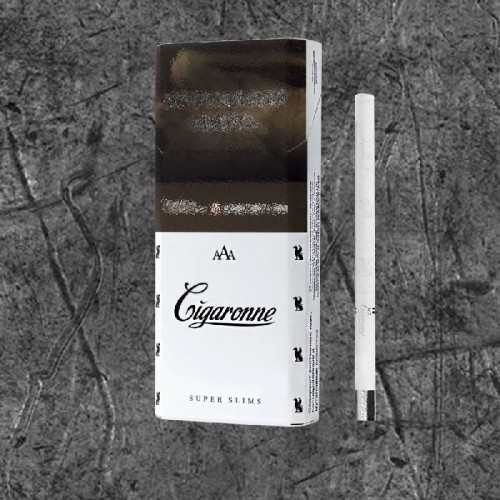 Сигареты Сигарон Супер Слимс Белый (Cigaronne Super Slims White)