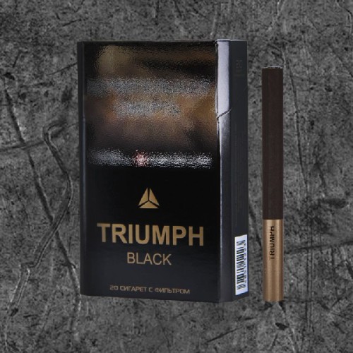 Сигареты Триумф Блек КС (Triumph КING SIZE BLACK 84MM)