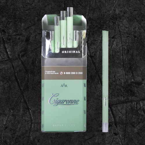 Сигареты Cigaronne Super Slims Menthol (Сигарон Супер Слим Ментол)