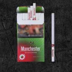 Сигареты Manchester Red Storm Super Slims
