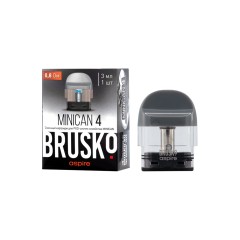 Сменный картридж Brusko Minican 4 - 3 мл (0.8 Ом) - Серый