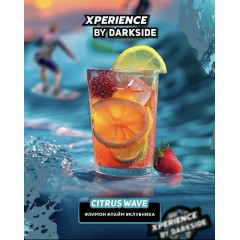 Табак для кальяна Darkside Xperience CITRUS WAVE (Лимон Лайм Клубника)