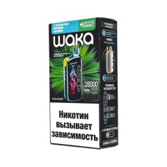 WAKA BLAST 38000 Hard - Черника малина + ментол микс